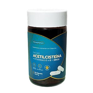 NAC 600 - Acetilcisteína (+ Vit C D e Zinco)