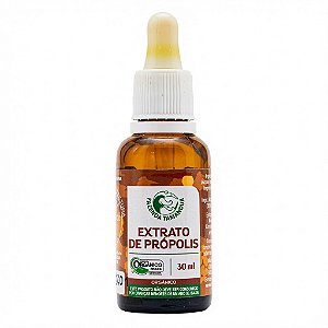 EXTRATO DE PRÓPOLIS ORGÂNICO (30% - alta concentração)