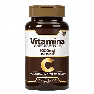 VITAMINA C (ASCORBATO DE CÁLCIO) - Maior absorção/Menos acidez