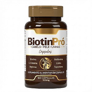 BIOTIN PRÓ (Cabelos - pele - unhas)