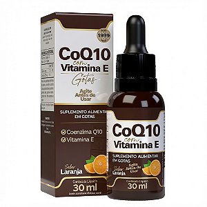 CoQ10 com vitaminas - Gotas - melhor absorção