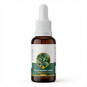 Óleo de Rícino - Prensado a Frio – 30 ml