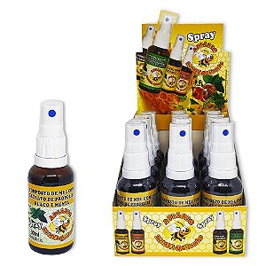 Combo com 12 Sprays Composto por Mel, Própolis, Guaco e Menta 30ml