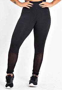 Calça Legging Lisa Preta - Wake Fit