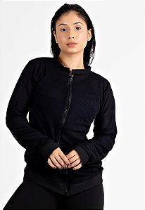Casaco Manga Longa Dry Fitness Preto