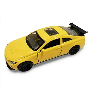 BMW M4 GTS geração F82 Escala 1:32 - Amarelo