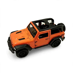Jeep Wrangler Rubicon Open Top Escala 1:32 - Laranja