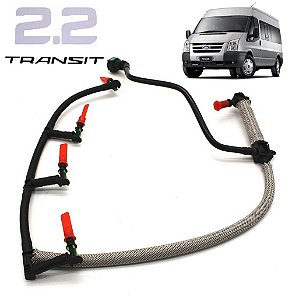 Tubo mangueira retorno dos bicos da Ford 2.2 Transit 2011...
