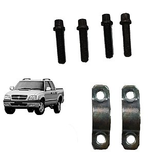 Abraçadeira da cruzeta do cardãn dianteiro da S10 4x4 até 11