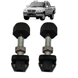 Par de batente do capô da S10 2001 a 2011