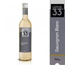 Vinho Argentino Branco Seco Latitud 33 Sauvignon Blanc 750ml