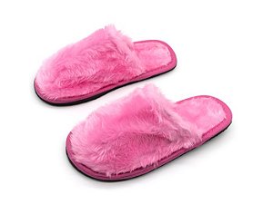 Pantufa Rosa Chiclete