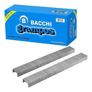 GRAMPO GALVANIZADO RAPID 9/14 CAIXA COM 5000 UN. BACCHI - Papelaria Jambo -  Material escolar, materiais de escritório e informática