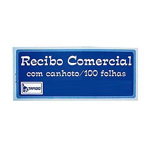 BLOCO RECIBO COMERCIAL COM CANHOTO C/100 FOLHAS TAMOIO 1901