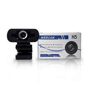 Webcam HB Tech 2 MP 1080p Full HD c/ Microfone