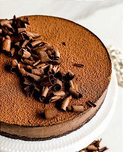 Torta Mousse de Chocolate - Zero Açúcar - vegano, sem glúten e lácteos