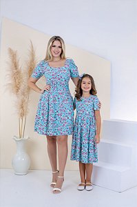 tal mãe tal filha vestido xadrez colorido - Tal Mãe Tal Filha