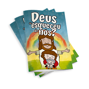 Kit economico 70 unidades - Deus "esqueceu de nós?"