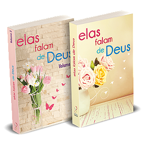 Kit econômico - Elas Falam de Deus vol. 1 e vol. 2