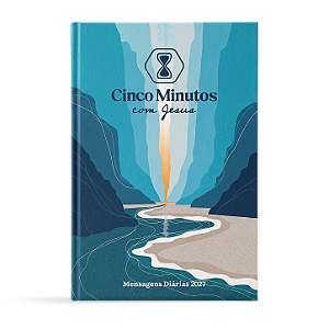 (CAPA DURA) Devocionário Cinco Minutos com Jesus 2027 - PRÉ VENDA