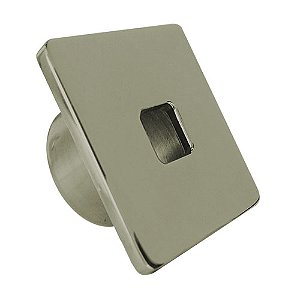 RETORNO QUADRA 50MM CRISTAL INOX