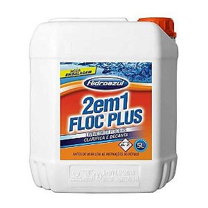 CLARIFICANTE 5L FLOC PLUS 2 EM 1 - HIDROAZUL