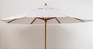 OMBRELONE MADEIRA BRANCO 2,40M RONCHETTI
