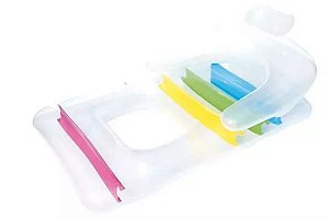 COLCHÃO INFLÁVEL FASHION LOUNGE TRANSPARENTE 1,90m X 71cm - MOR