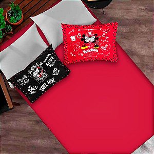 Roupa de Cama Mickey e Minnie