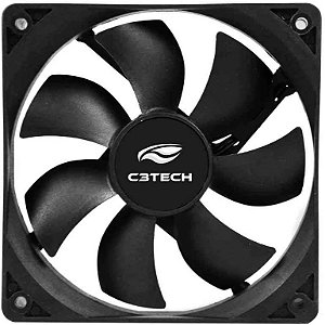 COOLER FAN C3TECH F7-100BK STORM 12CM PRETO