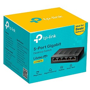 SWITCH 5 PORTAS TP-LINK LITEWAVE LS1005G GIGABIT 10/100/1000