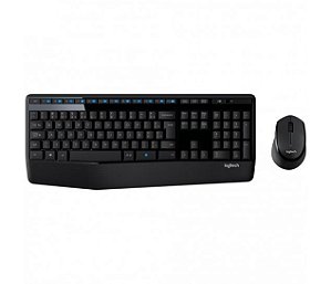 KIT TECLADO E MOUSE SEM FIO WIRELESS LOGITECH MK345