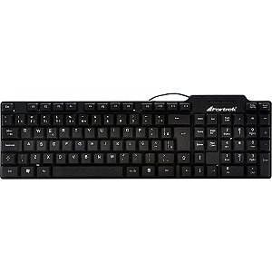 TECLADO USB PADRÃO SKL106 FORTREK PRETO