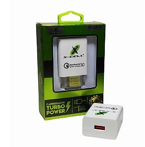 CARREGADOR X-CELL TURBO QUICK CHARGE USB 4.2A