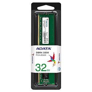 MEMÓRIA DESKTOP ADATA 32GB DDR4 3200MHZ AD4U320032G22-SGN