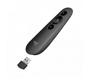 APRESENTADOR LASERPOINT LOGITECH R500S PRETO