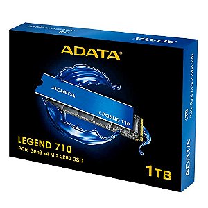 SSD ADATA LEGEND 710 1TB M2 2280 NVME PCIE 30 ALEG7101TCS