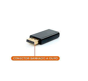 ADAPTADOR DISPLAYPORT M X HDMI F ADP-DPHDMI10BK PLUSCABLE