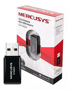MINI ADAPTADOR USB WIRELESS N300 MERCUSYS MW300UM
