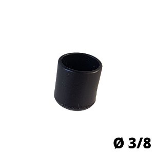 Ponteira PVC Preta 3/8'' - 4 Unidades