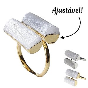 Anel de Cristal Selenita Natural Pedra Cristal Anel Cigano da Purificação Coisas Místicas