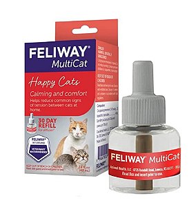 Refil Feliway Multicat Friends 48 ml Repelente Calmante para Gatos