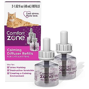 Calmante para Gatos - Kit 2 Refis Comfort Zone 48ml