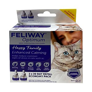 Kit 2 Refil Feliway Optimum Ceva