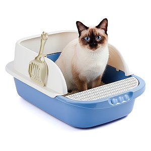 Caixa Areia Banheiro Gato Conforto Higiene - G