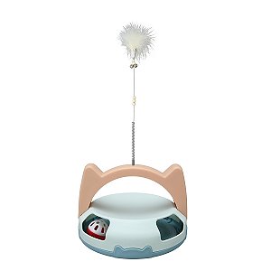 Brinquedo Interativo para Gatos com Guizo e Bolinha