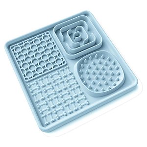 Comedouro silicone lento inteligente lamber caçar 20x20cm