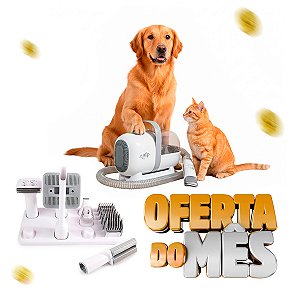 Máquina Pet que Remove Pelos e Subpelos – Uso Doméstico Remove Até 95% Dos Pelos S/ Sujeira Em Casa Aspirador Silencioso