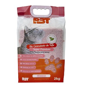 GRANULADO BIODEGRADÁVEL DE TOFU PESSEGO 2KG
