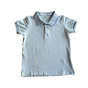 Camisa Polo Slim Infantil Verde Pastel - OGochi